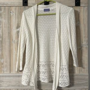 Light weight white sweater - size medium